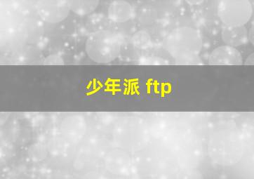 少年派 ftp